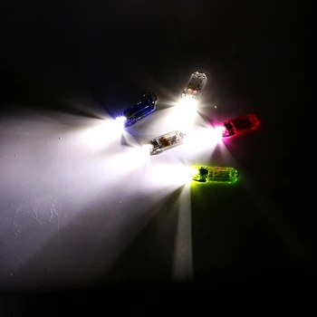 Mini led Brelok latarka brelok USB Akumulator przenośny 45LM 2 tryby rurka brelok światło Latarka lampa błysk światła