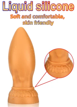Miękki silikonowy ogromny korek analny duże korki analne zwieracz odbytu G spot stymulator masturbator erotyczne analny sex zabawki dla mężczyzn kobiet gejów
