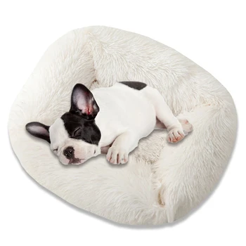 Miękkie łóżko dla psów domowych kwadratowa моющаяся długa pluszowe poduszki dla psów strona kocia łóżko, odzież dywaniki sofa dla małych dużych psów kosz dla zwierząt domowych łóżko