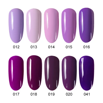 MorCat Nail Gel Polish Purple Color Series lakier UV żel lakier Nail Art Design Vernis pół-stałych fioletowy żel lakier do paznokci