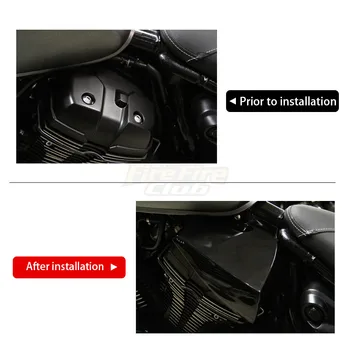 Motocykl powietrza deflektor PVC odblaskowe ciągniki tarcze cieplnej powietrza kierownica powietrza do Yamaha Bolt 950 XV950 XVS 950 R/C SPEC-2019
