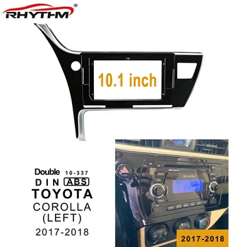 Motoryzacja powięzi do TOYOTA COROLLA 2017-2018 lewe koło (North american Bliski Wschód) samochodowy 2Din Dvd ramka audio Fascias panel deski rozdzielczej