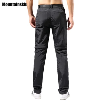 Mountainskin gorące męskie letnie odpinane wodoodporne spodnie oddychające spodnie na świeżym powietrzu, piesze wycieczki, trekking, Wędkarstwo spodnie spodenki VA774