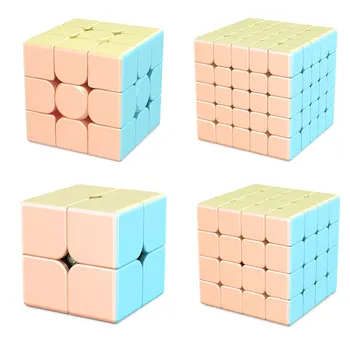 Moyu Macaron Magic Cube Bundle Original Professional Speed Educational Funny Toys for Students Children Cubo Megico Puzzle Pack