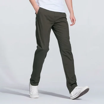 Męskie bawełniane spodnie Slim Fit czarne spodnie stretch elastyczny pas wysokiej jakości ciasne Biegacz 2020 nowość odzież damska spodnie Męskie