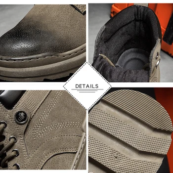 Męskie buty zimowe męskie obuwie 2020 nowy Luxus Schuhe zamszowe nagie buty z naturalnej ciepłej antypoślizgową modne skórzane buty