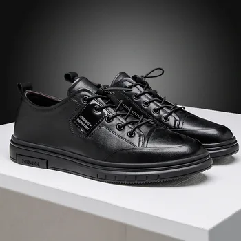 Męskie jesienne nowe wysokiej jakości buty do biegania męska oddychająca dzika skóra naturalna buty sportowe do chodzenia dla mężczyzn ZM-47