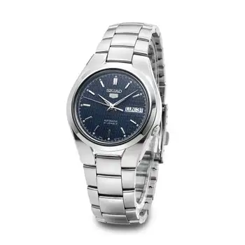 Mężczyzna automatyczny zegarek Seiko 5 SNK603K1 dial niebieski stalowy 38 mm automatyczne zegarki męskie niebieskie pokrętło ze stali nierdzewnej bransoletę