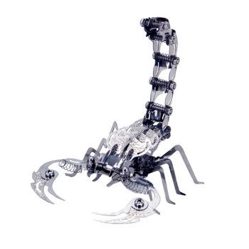 NFSTRIKE 30szt DIY 3D Metal Puzzle Toy Assembly Scorpion Model Kits Boys Kids Birthday Gifts 2019