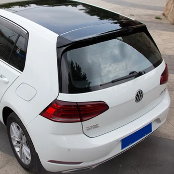 Nadaje się do Volkswagen Golf 7 MK7 czarny spoiler 2016 2017 materiał ABS tylny bagażnik, dach błotnik Biały spoiler stylizacja samochodu 4szt