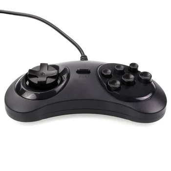 Najlepsze sprzedaży SEGA Genesis USB gamepad kontroler 6 przycisków SEGA USB joystick do gier uchwyt do KOMPUTERA MAC Mega Drive kontrolery
