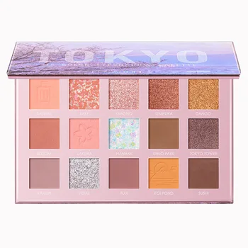 New 15 Color Travel Glitter Eyeshadow Pigment for Eyes Palette Fard A Paupiere Maquillage Oogschaduw Palette Maquillage Yeux