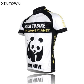 Nowa Panda ciclismo ropa jazda na Rowerze Jersey rower z krótkim rękawem top koszula odzież rower odzież sportowa drużyna racing bike Jersey S-4XL