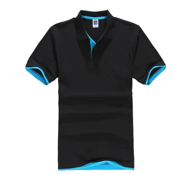Nowa męska koszulka polo 2020 roku oddychająca Camisa Masculina projektant polo męska bawełniana koszula z krótkim rękawem marki koszulki Golftennis