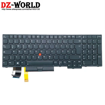 Nowa oryginalna DE German podświetlana klawiatura do Lenovo Thinkpad T15 P15S Loptap Tastatur 5N20V78119 5N20V78918 5N20V78010