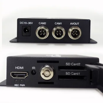 Nowy, 2-kanałowy AHD DVR 1080P Security CCTV DVR Mini DVR wsparcie 5MP kamera AHD nagrywanie wideo podwójne gniazdo SD