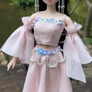 Nowy 30 cm 12 ruchomy staw 1/6 lalka BJD ładny chiński strój Wróżka duża huśtawka spódnica lalka 3D oczy zabawki dla dzieci, prezenty dla dziewczynek