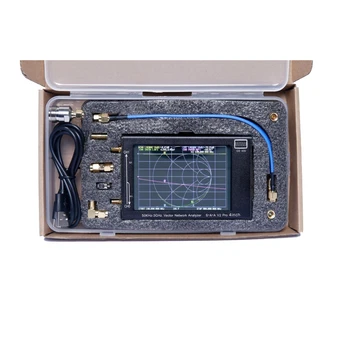 Nowy 4-calowy wyświetlacz LCD NanoVNA V2 3 Ghz SAA-V2 GS-400 2000 mah wektorowy analizator sieci HF VHF UHF analizator antenowy