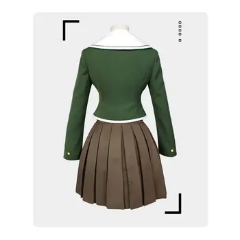 Nowy Danganronpa V3 cosplay kostiumy Chihiro Фудзисаки jednolite mundurki szkolne płaszcz / spódnica / płaszcze garnitury dla kobiet Anime cosplay