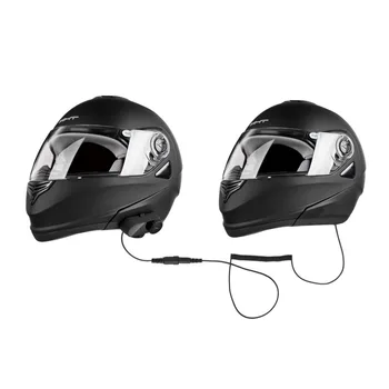 Nowy T-COM02S Bluetooth kask domofon słuchawki stereo wodoodporny BT bezprzewodowy domofon kaski motocyklowe ręcznie bezpłatny zestaw słuchawkowy