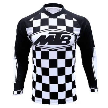 Nowy design Flow Mountain Bike Trail Full Sizes Enduro Jersey Men Women Mx Moto Riders MTB BMX Downhill Top Shirts Motocross