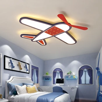 Nowy rysunek samolot Led sufitowa żyrandol nowoczesny żyrandol do sypialni dla dzieci blask domowego oświetlenia wewnętrznego biżuteria akcesoria