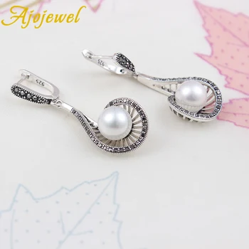 Nowy wzór długie Simulaated-pearl Water Drop kolczyki dla kobiet elegancki impreza/prezent ślubny dla Pani