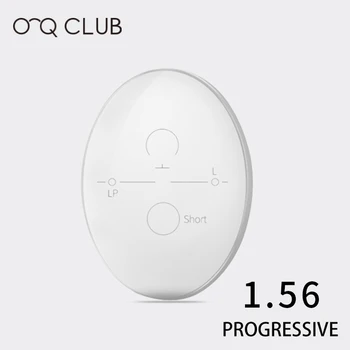 O-Q CLUB 1.56 postępująca мультифокальная soczewka krótkowzroczność dalekowzroczność odporność krótka średnia Długa soczewka