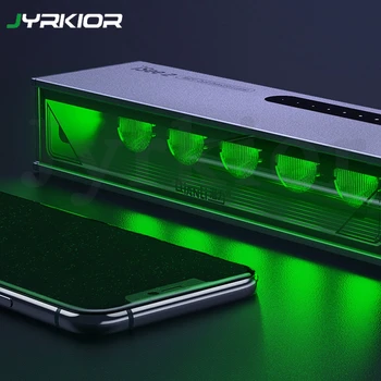 OEM Qianli iSee2 ekran LCD kurzu, odcisków palców wykrywania rys lampy led telefon komórkowy naprawy kurzu zielone światło