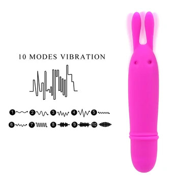 OLO silne wibracje Królik wibrator 10 Prędkość stymulator łechtaczki masażer sutki kobiety masturbacja, sex zabawki dla kobiet