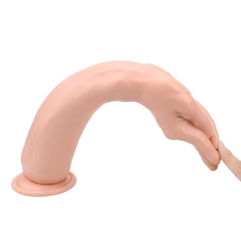 OLO super duży Silikonowy sztuczna forma ręce tyłek nadziewane wibratory dla anal korki z przyssawką sex zabawki dla kobiet, mężczyzn gejów
