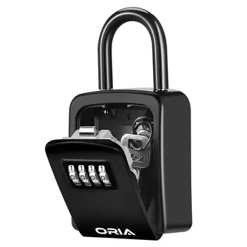 ORIA Key Lock Box ścienny klucz sejf wodoodporna 4 znakowy klucz połączenie przechowywanie zamku Box kryty basen uchwyt klucza
