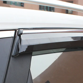 OVERE NEW 1 kpl дымовое okno deszczowej przeciwsłoneczna dla Ford Explorer 2013 2016 2017 2018 wentylacyjne okulary kratki ochronne akcesoria