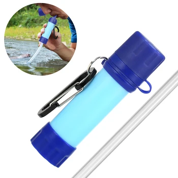 Odkryty filtr do wody Słomkowy system filtracji wody, oczyszczania wody do awaryjnego gotowości kemping podróż plecak