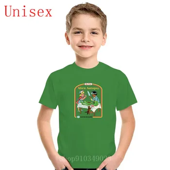 Odzież dziecięca drukowanie My First Alien Autopsy t-shirt dla dzieci markowe koszule odzież dla chłopców Kpop Harajuku ubrania dla dziewczyn