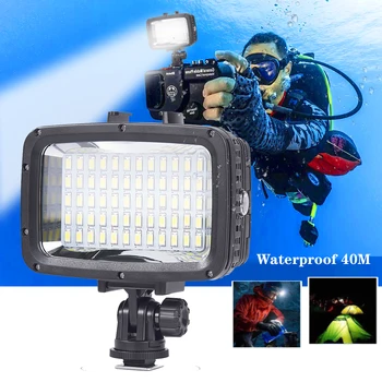 Orsda LED Ultra Bright 1800LM Photo Video Light 3 tryby 5500K LED Diving Fill-in Light for GoPro Xiaomi Yi SJCAM Camera Lamp