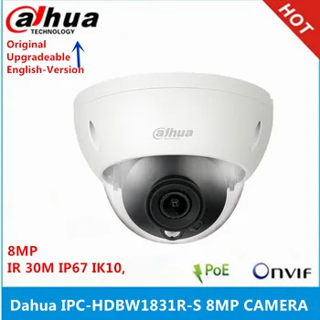 Oryginalna Dahua IPC-HDBW1831R-S 8MP kamera IP IR30 meter WDR Mini dome Camera POE