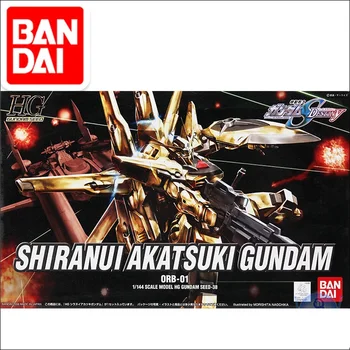 Oryginalna japońska model Gundam HG 1/144 SHIRANUI AKATSUKI SEED DESTINY GOLDEN Mobile Suit GUNDAM zabawki dla dzieci