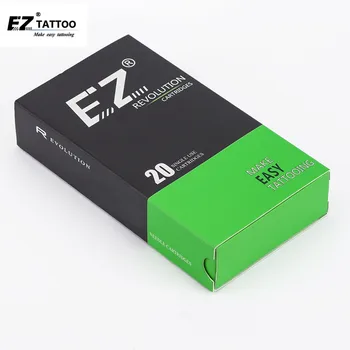 Oryginalne igły do tatuażu kasety EZ Revolution z otwartymi płaskimi końcówkami Magnum #12 0.35 mm 1207MG 1209MG 1211MG 1213MG 20 szt. /karton