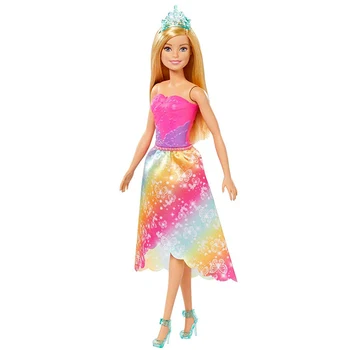 Oryginalne lalki Barbie Dreamtopia zabawki dla dziewczyn moda Bonecas lalki Barbie z fantasy koniem i rydwanem akcesoria