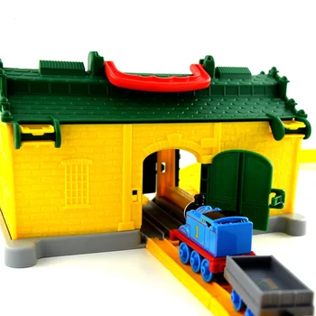 Oryginalny Thomas & Friends the Train Tidmouth Diecast Metal Engine Playset a Dworzec utwór model samochodu zabawki dla dzieci