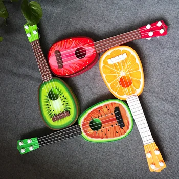 Owocowy Styl 4 Sekcję Ciągu Gitara Ukulele Instrument Muzyczny Dla Dzieci Zabawki