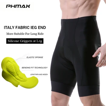 PHMAX rowerowe szorty 8 cm Włochy uchwyty na nodze Coolmax rowerowe szorty odporna na wstrząsy MTB rowerowe spodenki rower górski spodenki rajstopy