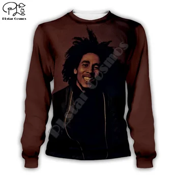 PLstar Cosmos HipHop Reggae Bob Marley strój sportowy kolorowy unisex NewFashion 3DPrint błyskawica/bluza/bluza/kurtka/Mężczyźni/Kobiety s4