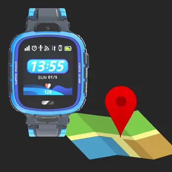 PRIXTON G300 Blue-kids GPS clock/dzieci zegar cyfrowy z GPS, przyciskiem SOS, gniazdo karty SIM, pozwalający na wykonywanie połączeń i wiadomości