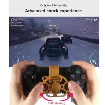 PS4 Gaming Racing Wheel 3D printed Mini Steering Wheel Add On dla kontrolera PlayStation 4, PS 4