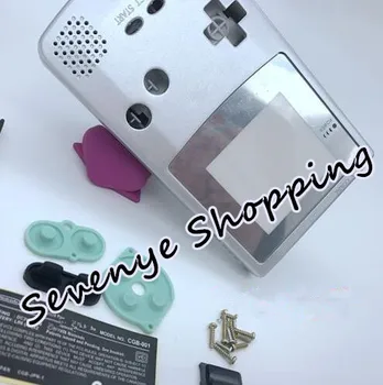 Pełna obudowa Obudowa część zamienna do Gameboy Color GBC Console Accessories Cases Special Color Silver Shell