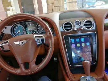Pionowy Tesla ekran Android 8.1 samochodowy odtwarzacz multimedialny dla Bentley Continental 2012-2019 GPS Navi audio radio stereo głowicy