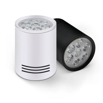 Powierzchniowy montaż Dimmable LED Downlight 12W 7W 9W LED Spot lights do salonu, sypialni, kuchni Lights Down AC 90v-260v