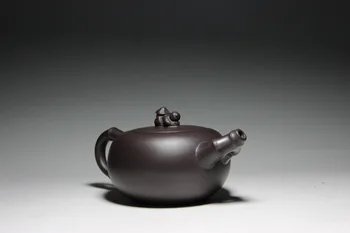 Prawdziwy fioletowy glinianym lub herbaty chiński Isin ceramiczny czajnik naczynia wygląda narzędzia 2 ust Zisha lub herbaty zestaw 250 ml ceremonia herbaty prezent